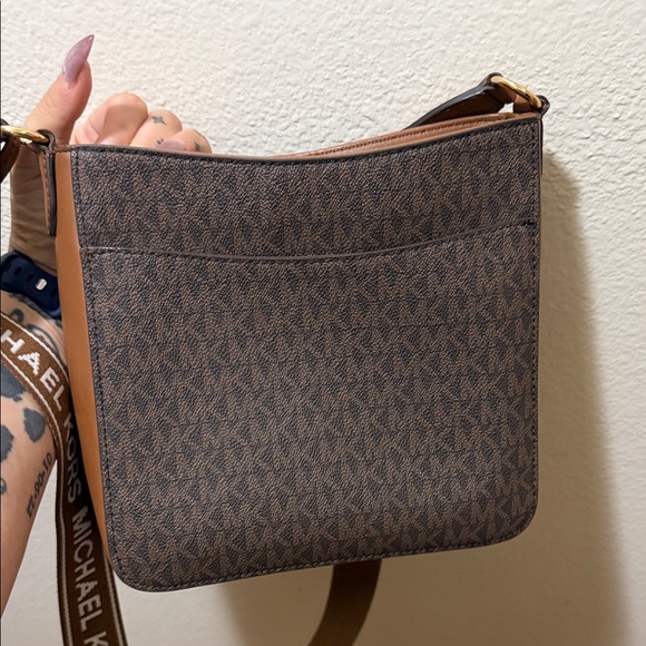 Michael Kors Tan and Brown Messenger Bag - Picture 3 of 3